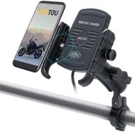 imestou motorcycle handlebar waterproof smartphones logo