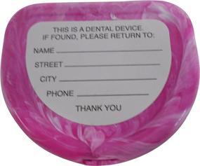 img 1 attached to Stylish Pink/White Proforce Designer Series Mouthguard Cases: A Must-Have Accessory for Sports Enthusiasts