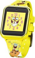 умные часы nickelodeon spongebob с сенсорным экраном и интерактивной функцией (модель: sgb4090az) логотип