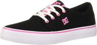 stylish and sporty: dc girls trase skate purple girls' athletic shoes logo