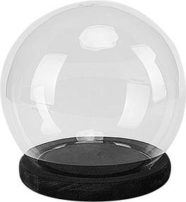 img 4 attached to 🌿 MyGift Terrarium Keepsake Display: Elegant Black Stain for Stylish Showcasing