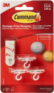 effortless organization: discover the versatility of 3m 3ct command ceiling hooks logo