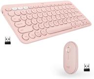 logitech k380 для мак + m350 беспроводной комплект клавиатуры и мыши - тонкий портативный дизайн логотип
