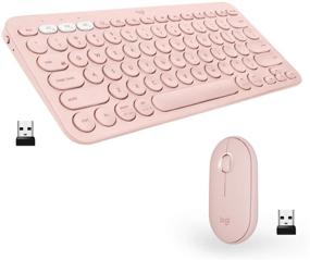 img 4 attached to Logitech K380 для Мак + M350 Беспроводной Комплект Клавиатуры и Мыши - Тонкий Портативный Дизайн