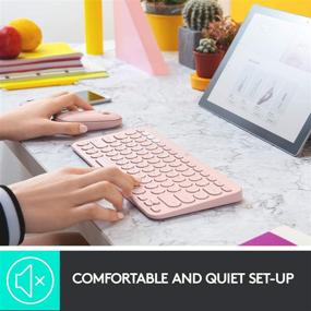 img 3 attached to Logitech K380 для Мак + M350 Беспроводной Комплект Клавиатуры и Мыши - Тонкий Портативный Дизайн