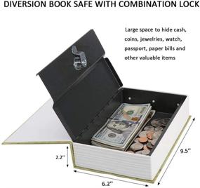 img 2 attached to Jssmst Book Safe With Key Lock Safety & Security for Safes & Safe Accessories
