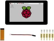 waveshare 7inch capacitive touch display for raspberry pi 800x 480 resolution with dsi interface supports pi 4b/3b+/3a+/3b/2b/b+/a+ logo