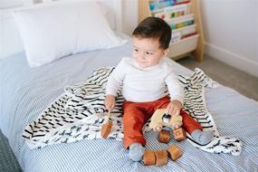 img 2 attached to 🛏️ Premium Stretchy Blanket by Copper Pearl - Kids' Home Store in Nursery Bedding