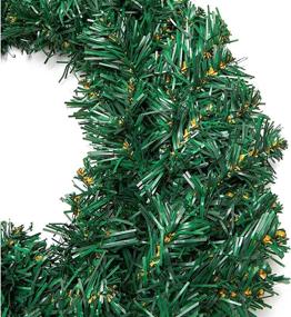 img 1 attached to 🎄 Christmas Wreaths for Front Door: Stunning 2 Pack (14 in)!