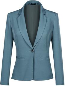 img 2 attached to 👩 Women's Blazer for Office Wear: Elegant Suiting & Blazers for Women