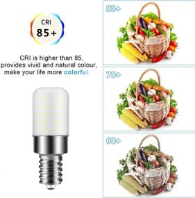 img 1 attached to Energy-Efficient Candelabra LED Replacement Chandeliers for Refrigerators