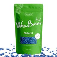 greenlife hard wax beads, hair removal wax beans - 100g/300g/500g/1000g, painless waxing bean kit for facial, legs, arms, body - women and men's hot wax (500g bagged, chamomile) logo