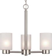 💡 westinghouse lighting 6227500 sylvestre chandelier: elegant 3-light fixture in brushed nickel логотип