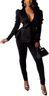 👗 remelon blazer pelplum business women's outfit - fashionable & stylish clothing logo