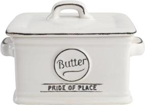 img 1 attached to 🧁 Woodware Pride Lidded British Butter: Taste the Finest of British Heritage