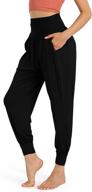 👖 stylish and comfortable women's wide leg palazzo lounge pants with pockets - perfect for casual and leisure wear! logo