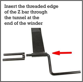 img 1 attached to 🔄 Cargo Tie-Downs Strap Winder: Efficient Tool for Roll-up of 4" Wide Winch Straps in Trailers, Trucks, Warehouses, Docks, and Vans