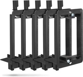 img 4 attached to 🔌 5 Pack Low Voltage Mounting Bracket for Telephone Wires, Network Cables, HDMI, Coaxial, Speaker Cables - Fosmon (Mounting Screws Included)