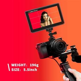 img 2 attached to 📸 Enhance your Live Streaming with VIDEOGEAR Black Mini 5 Inch Camera Monitor: USB Live Stream, 4k Display, Dslr Camera Compatible, HDMI Support, Lps 1920x1080P