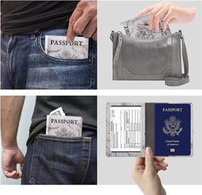 img 2 attached to Passport Vaccine Pattern Leather Vaccination Travel Accessories