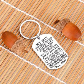 img 3 attached to 🎁 Inspirational Key Chain for Son, Gifts from Mom - Ideal for Teen Boys, Men, Back to School, Graduation, Wedding Anniversary, Christmas - Keyring Jewelry