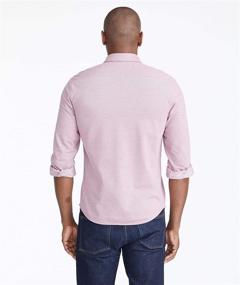 img 3 attached to UNTUCKit Pique Polo Untucked Shirt Men's Clothing