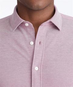 img 2 attached to UNTUCKit Pique Polo Untucked Shirt Men's Clothing