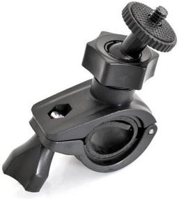 img 1 attached to Universal Motorcycle Handlebar Mount Adapter for GoPro Hero, Bluetooth Speakers, Cameras, and Recorders: Walway Bike Bracket Holder