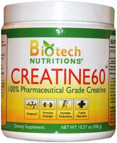 img 1 attached to Средство Biotech Nutrition Креатин 60, 300г для улучшения питания