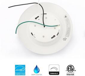 img 1 attached to 💡 JULLISON Daylight Dimmable Recessed Fixture