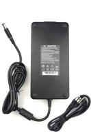 🔌 240w ac adapter laptop charger for pa-9e ga240pe1-00 - compatible with dell alienware 17 r3 r4, alienware 15 r1 r2 r3 r4, alienware m18x m17x, alienware 13 r2 r3, alienware 14 - power supply cord logo