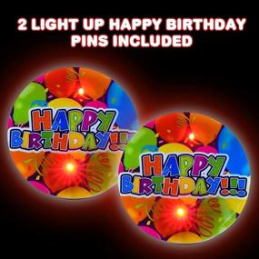 img 3 attached to ArtCreativity Light Up Birthday Flashing Essentials