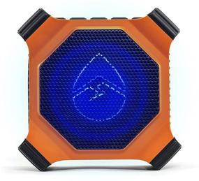 img 3 attached to 🔊 EcoEdge Plus GDI-EXEGPL400 Rugged Waterproof Floating Portable Bluetooth Wireless 20W Smart Speaker with Bottle Opener and Party Lights - Orange