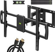 📺 usx mount heavy duty full motion tv wall mount for 42-90" tvs, holds up to 150lbs, swivel and tilt with articulating arm, fits flat screen tvs/led/lcd/oled - max vesa 600x500mm logo