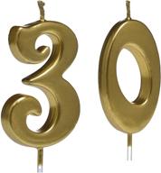 vibrant birthday candles: number topper decorations for fun-filled children's parties! logo