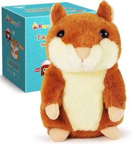 img 4 attached to 🐹 Enhance Playtime with KMUYSL Bigger Talking Hamster: Interactive Stuffed Animals & Plush Toys
