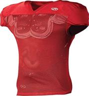 🏈 rawlings mens premium pro cut practice football jersey: advanced sporting gear for performance training logo