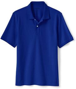 img 1 attached to Lands End Short Sleeve Comfort First Men's Shirts: Superior Style and Unbeatable Comfort