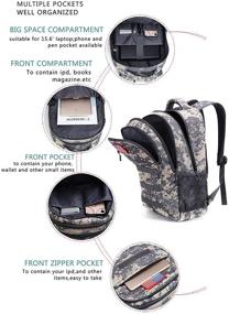 img 1 attached to Durable Charging Camouflage Tactical Backpack: Power Up on the Go!