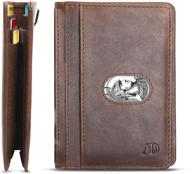 👔 slim bifold wallets men minimalist: streamlined elegance for effortless organization logo