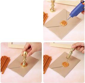 Copper Premium Glue Gun Sealing Wax for Wax Seal Stamps, Letters, Wedding Invitations-Pack of 6