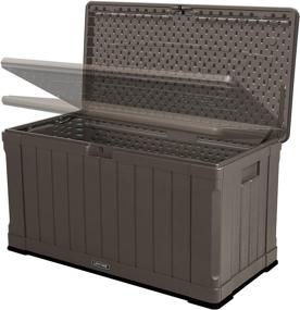 img 3 attached to Spacious Lifetime 60089 Deck Storage 🔒 Box: 116 Gallon Capacity for Organized Outdoor Living