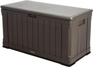 spacious lifetime 60089 deck storage 🔒 box: 116 gallon capacity for organized outdoor living logo