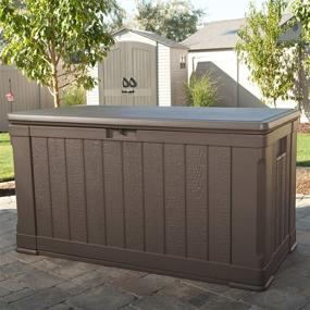 img 1 attached to Spacious Lifetime 60089 Deck Storage 🔒 Box: 116 Gallon Capacity for Organized Outdoor Living
