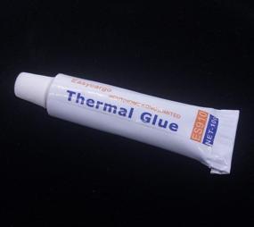 img 2 attached to 🔥 10g EasyCargo Thermal Conductive Glue Kit - High Performance Silicone Plaster Adhesive for GPU Heatsink, VRM, VRAM, LED, IC Chips, MOSFET, BJT Transistor, 3D Printer, PCB