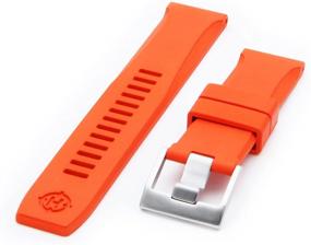 img 3 attached to HELM Watches Rubber Watch Strap Women's Watches and Watch Bands