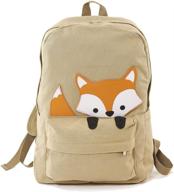 🎒 sleepyville critters orange animal backpack: quirky and stylish animal-inspired travel companion logo