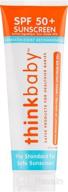 img 1 attached to Thinkbaby Baby Sunscreen: Natural, Safe, Water Resistant SPF 50+ Sunblock (6 oz) review by Dawn Chambers