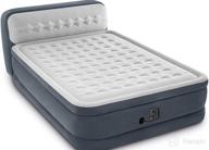 картинка 1 прикреплена к отзыву 🛏️ Надувной матрас SleepLux Durable: встроенный насос, подушка, USB-зарядка – комфортный односпальный, высотой 15 дюймов. от Kelly Caballes