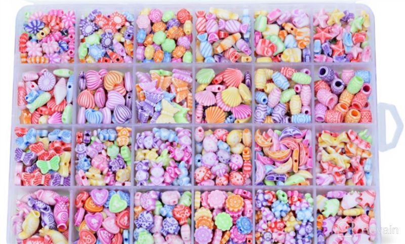 img 1 attached to 🎨 Endless Fun with Perler Beads Bulk Assorted Multicolor Fuse Beads - 22000 pcs for Kids Crafts! review by Sherwin Smith